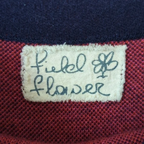 Field Flower Anthropologie Megara Floral Quarter Sleeve Tunic Sweater Navy XS - Picture 5 of 13